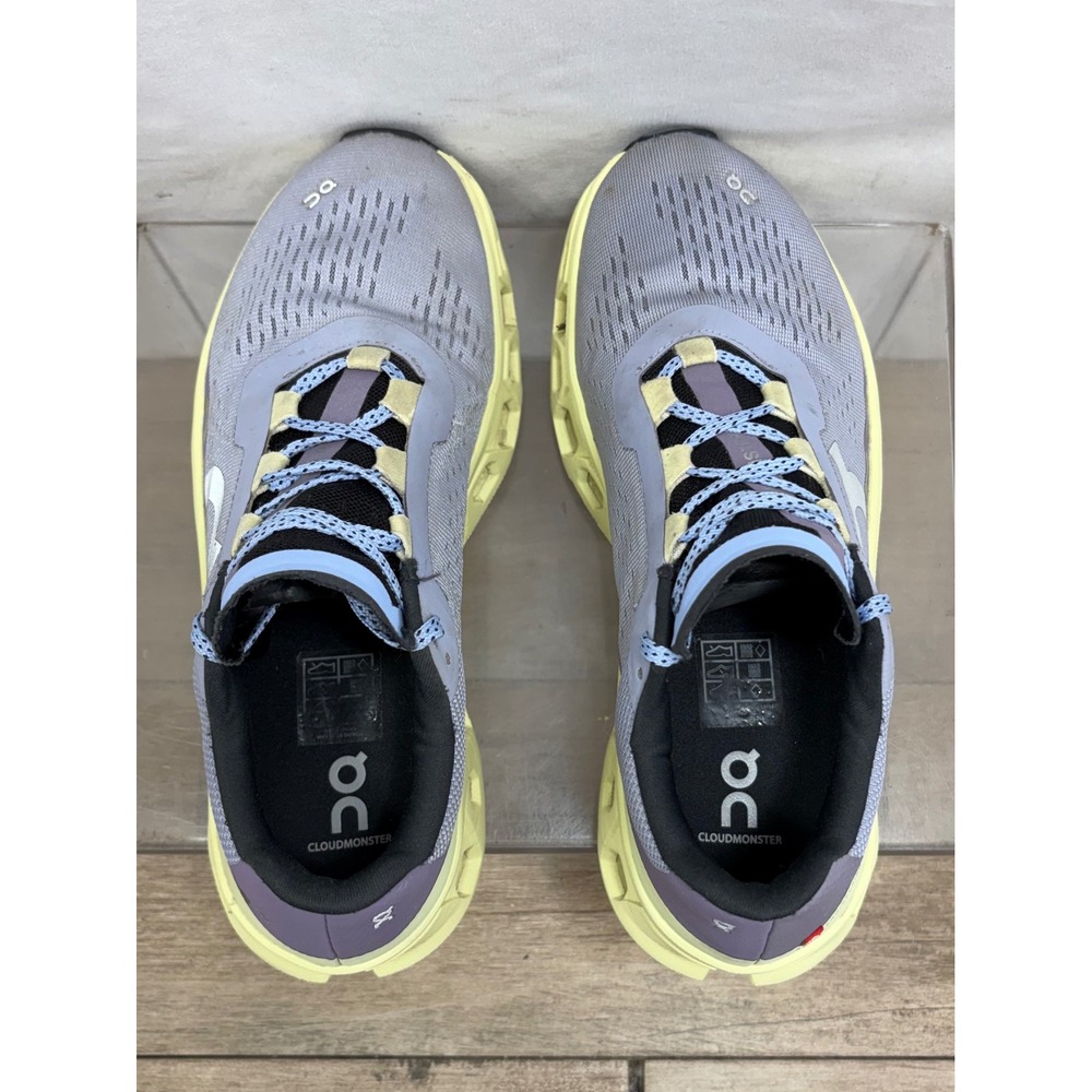 Once We Were Warriors Gray and Yellow Athletic Shoes - Picture 5 of 10